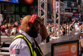 The US faced its first major heatwave of